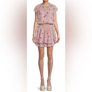 POUPETTE ST BARTH Elsa Floral Mini Dress-Size Medium-Preowned